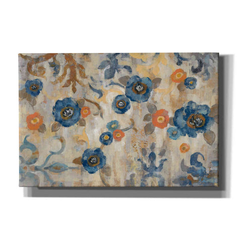 Image of 'Flowers and Fragments' by Silvia Vassileva, Canvas Wall Art,Size 1 Square