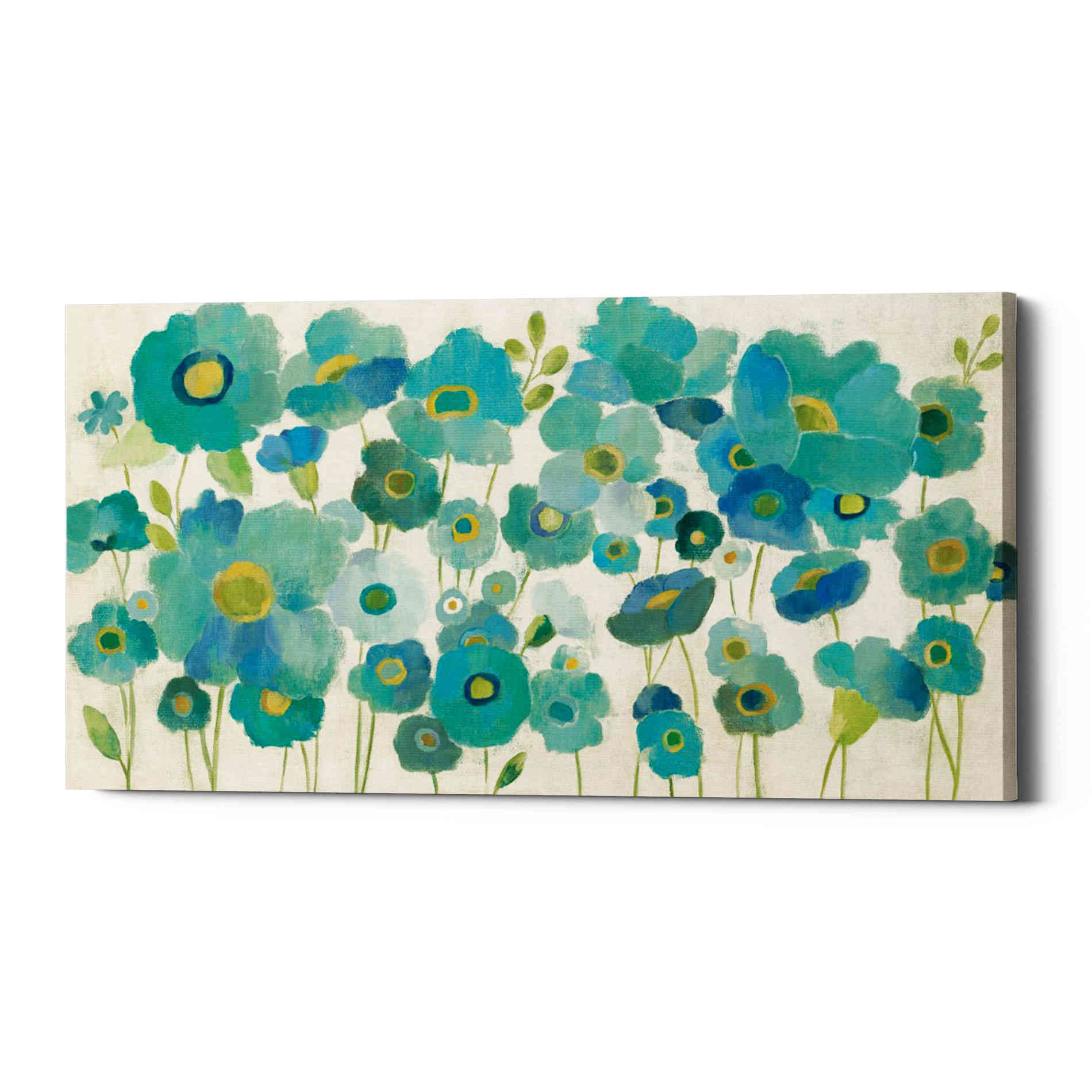 'Floral Lace' by Silvia Vassileva, Canvas Wall Art,Size 2 Landscape