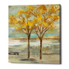 'Golden Tree and Fog II' by Silvia Vassileva, Canvas Wall Art,Size C Portrait