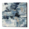 'In The Clouds Indigo and Gray Crop' by Silvia Vassileva, Canvas Wall Art,Size 1 Square