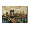 'New York View' by Silvia Vassileva, Canvas Wall Art,Size A Landscape