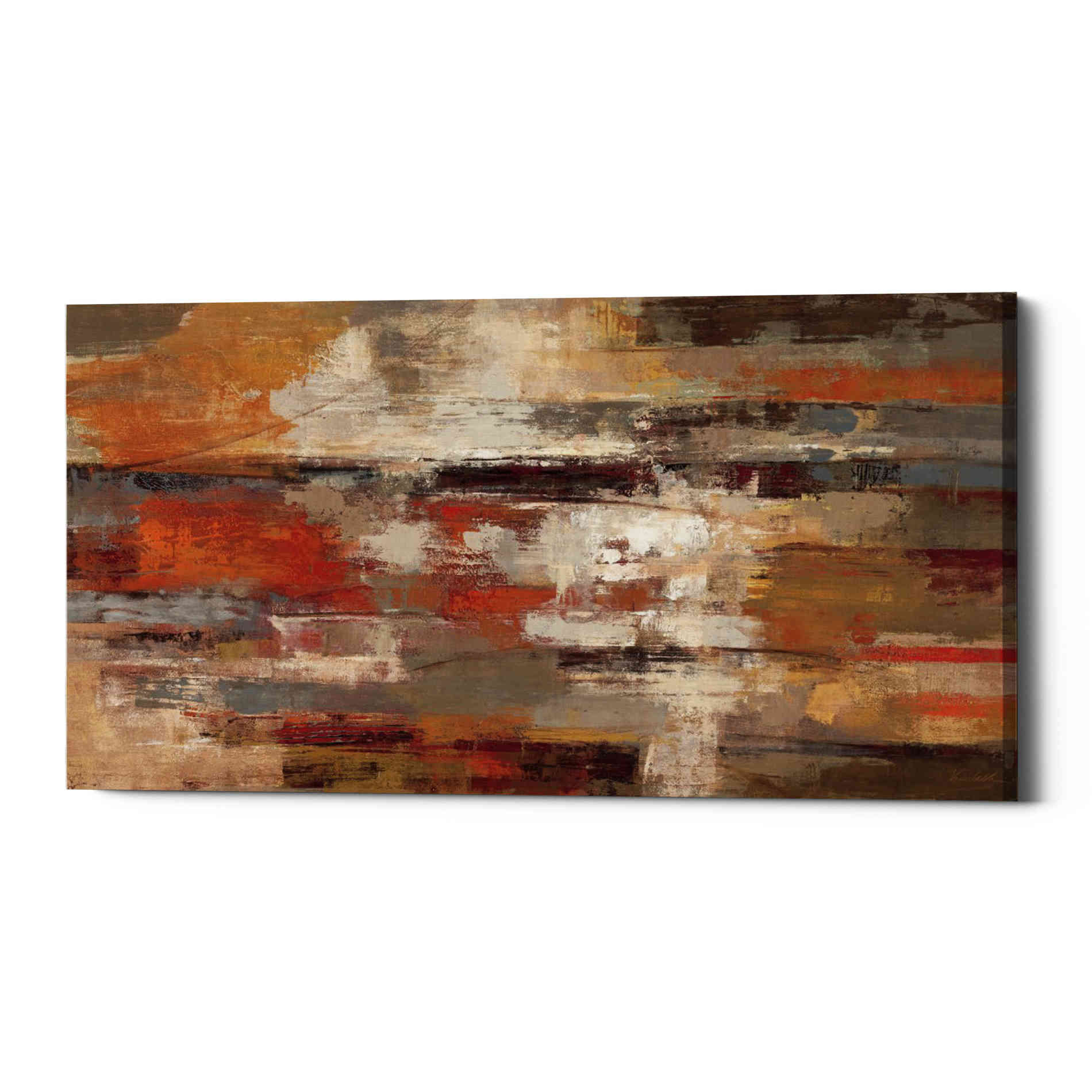 'Painted Desert Landscape' by Silvia Vassileva, Canvas Wall Art,Size 2 Landscape