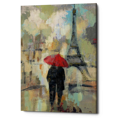 Image of 'Rain in the City II' by Silvia Vassileva, Canvas Wall Art,Size B Portrait