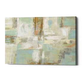 'Shades of Celedon' by Silvia Vassileva, Canvas Wall Art,Size A Landscape