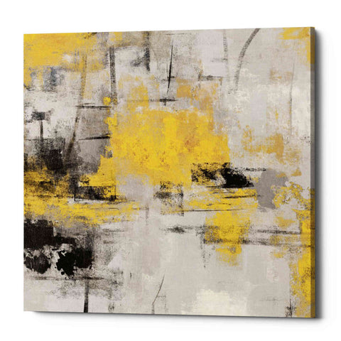 Image of 'Stone Gardens III Yellow' by Silvia Vassileva, Canvas Wall Art,Size 1 Square