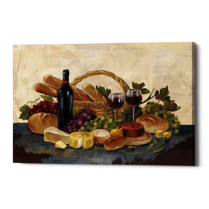 'Tuscan Evening Wine' by Silvia Vassileva, Canvas Wall Art,Size A Landscape