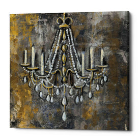 'Vintage Chandelier II' by Silvia Vassileva, Canvas Wall Art,Size 1 Square