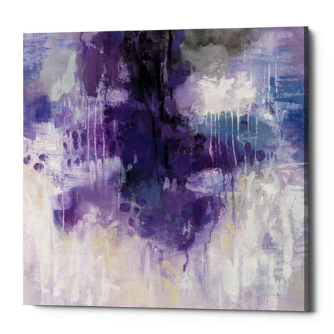 Image of 'Violet Rain' by Silvia Vassileva, Canvas Wall Art,Size 1 Square