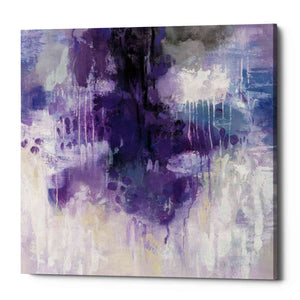 'Violet Rain' by Silvia Vassileva, Canvas Wall Art,Size 1 Square