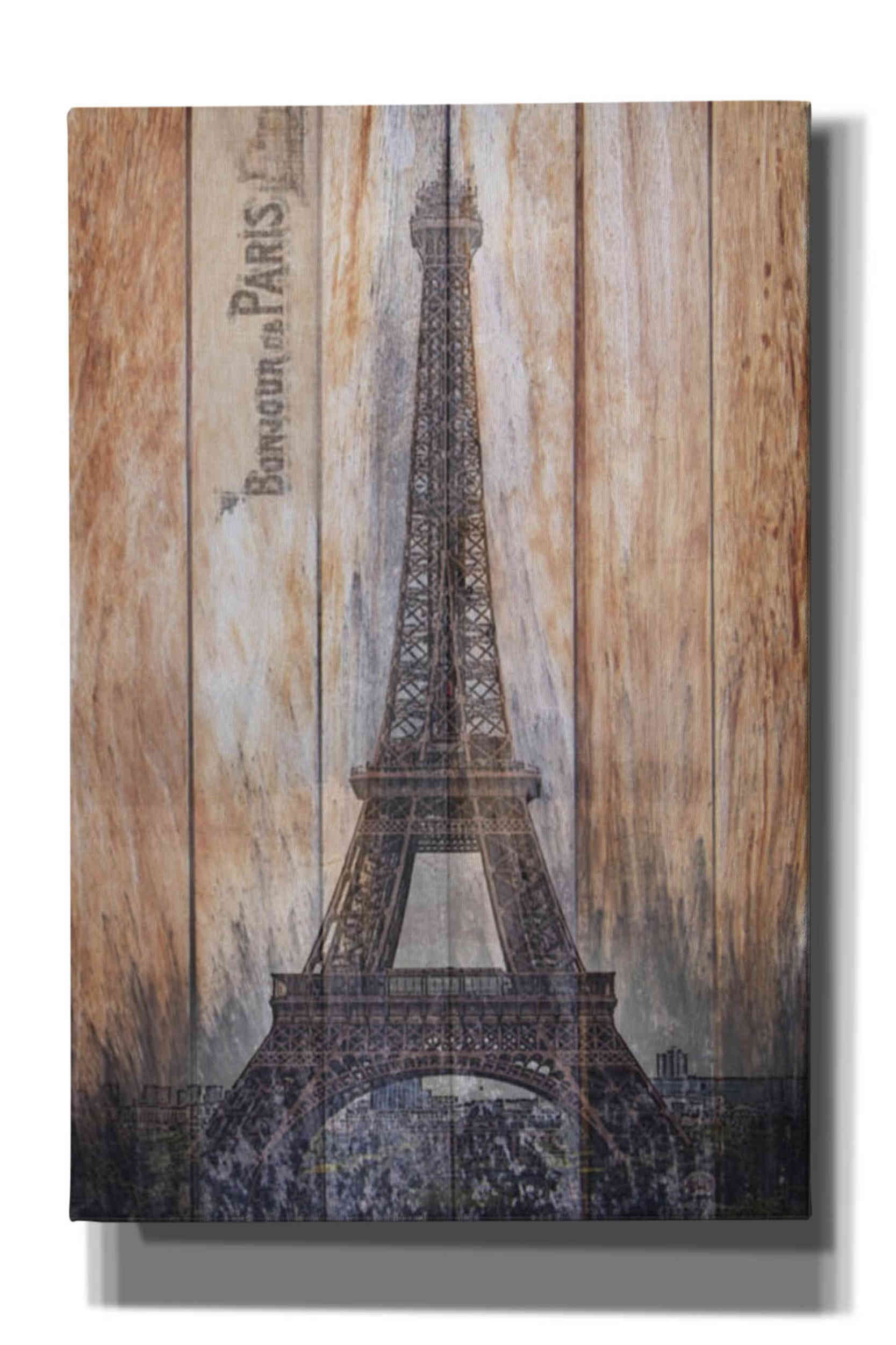 'Rustic Eiffel Tower' by Karen Smith, Canvas Wall Art