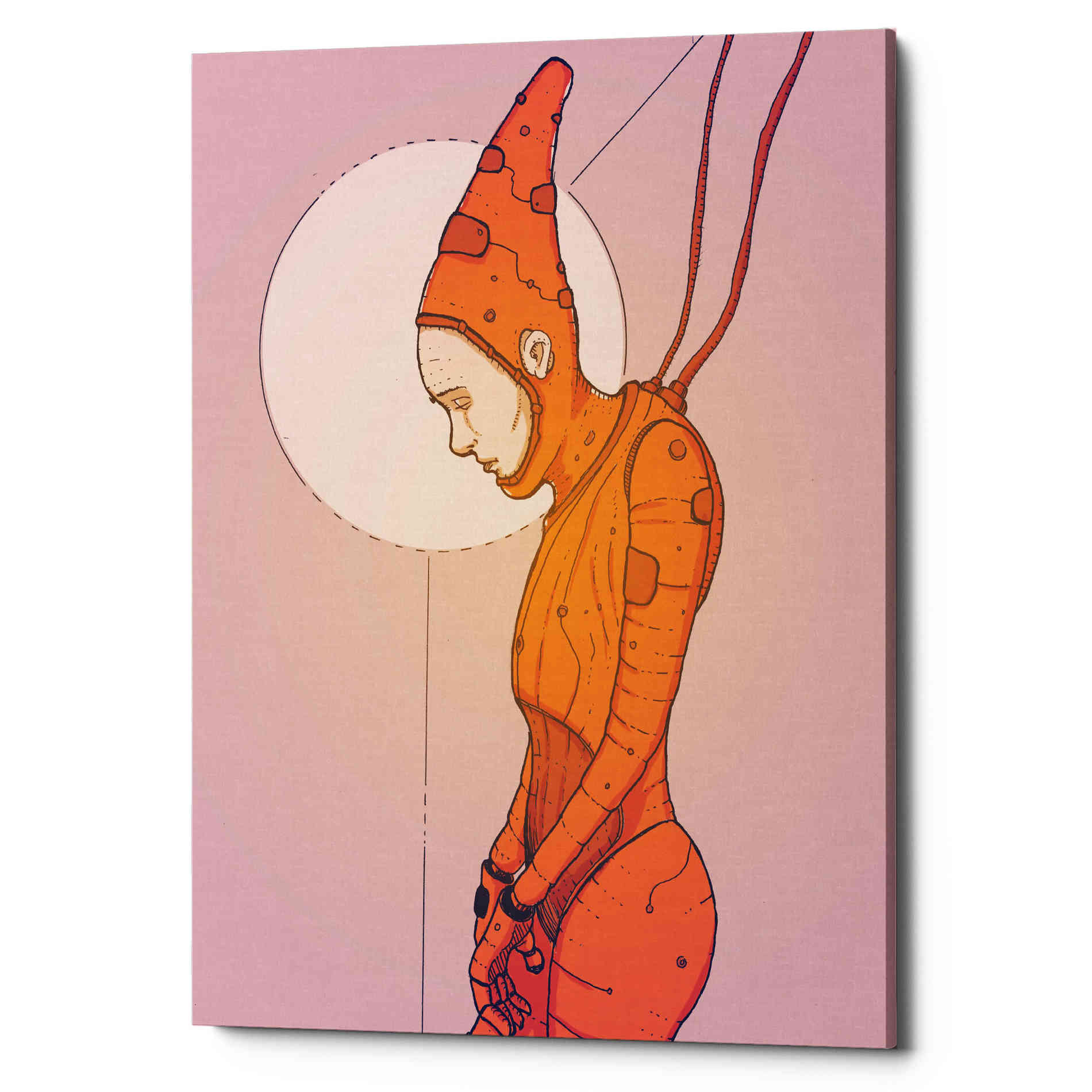 'Alpha Omega Orange' by Craig Snodgrass, Canvas Wall Art