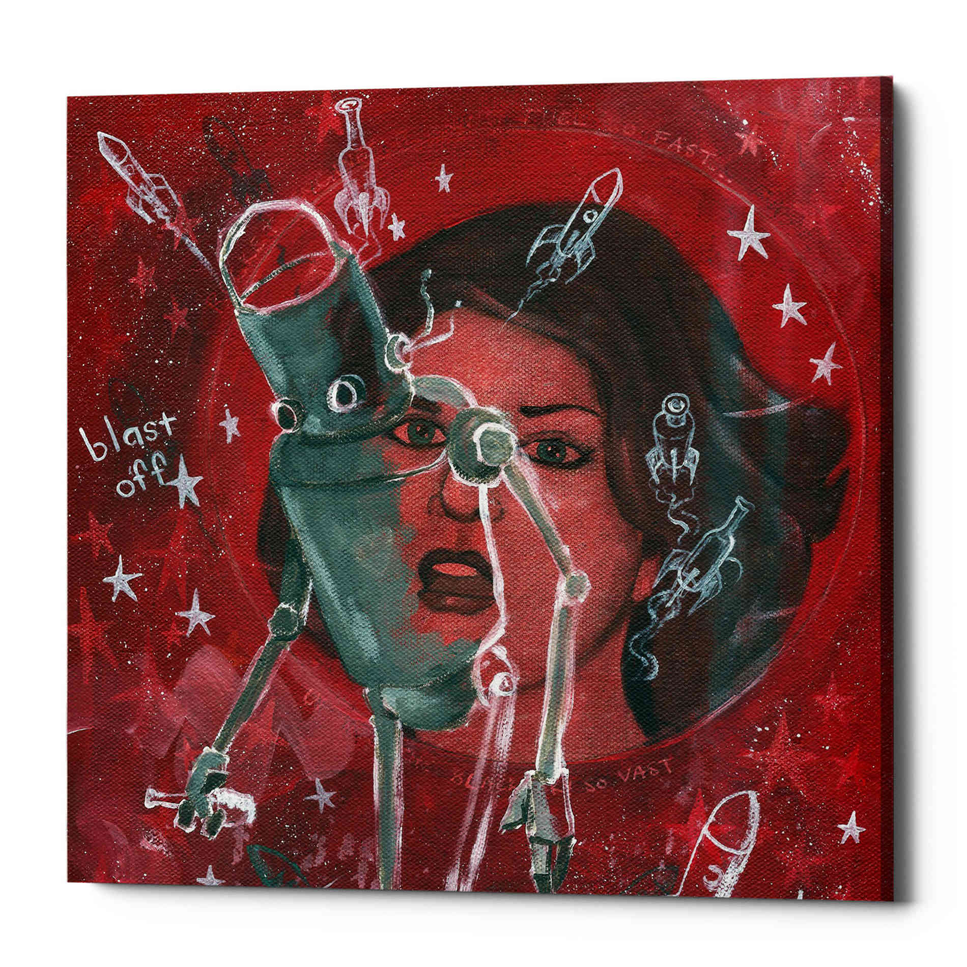 'Blast Off' by Craig Snodgrass, Canvas Wall Art