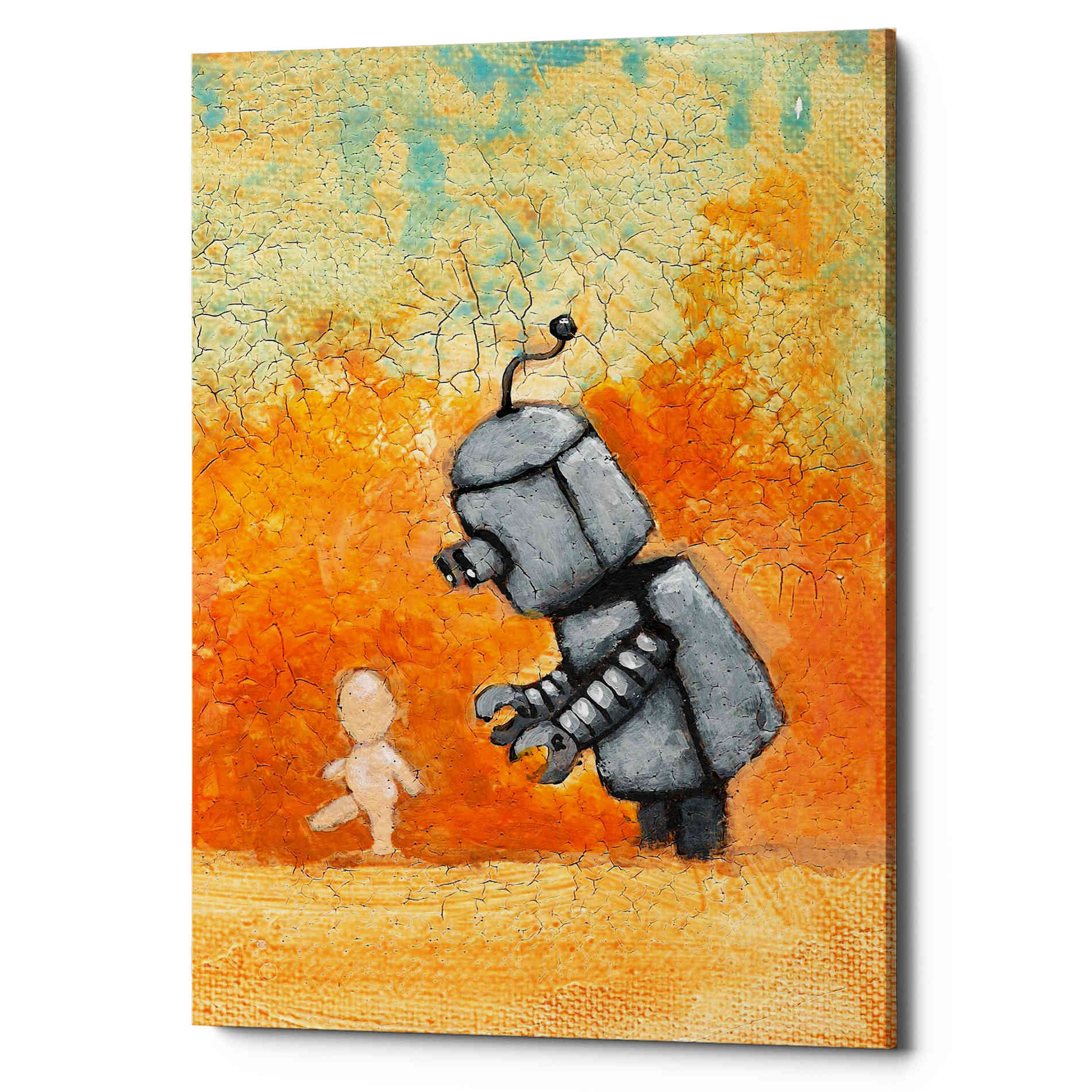 'Bot Baby' by Craig Snodgrass, Canvas Wall Art
