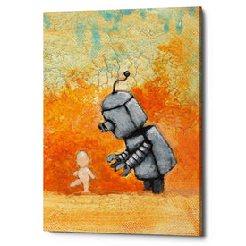 'Bot Baby' by Craig Snodgrass, Canvas Wall Art