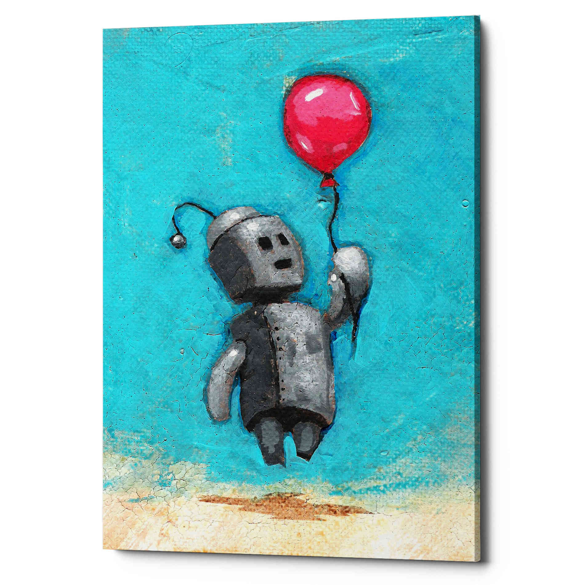 'Bot Balloon' by Craig Snodgrass, Canvas Wall Art