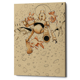 'Float Bot Fish' by Craig Snodgrass, Canvas Wall Art