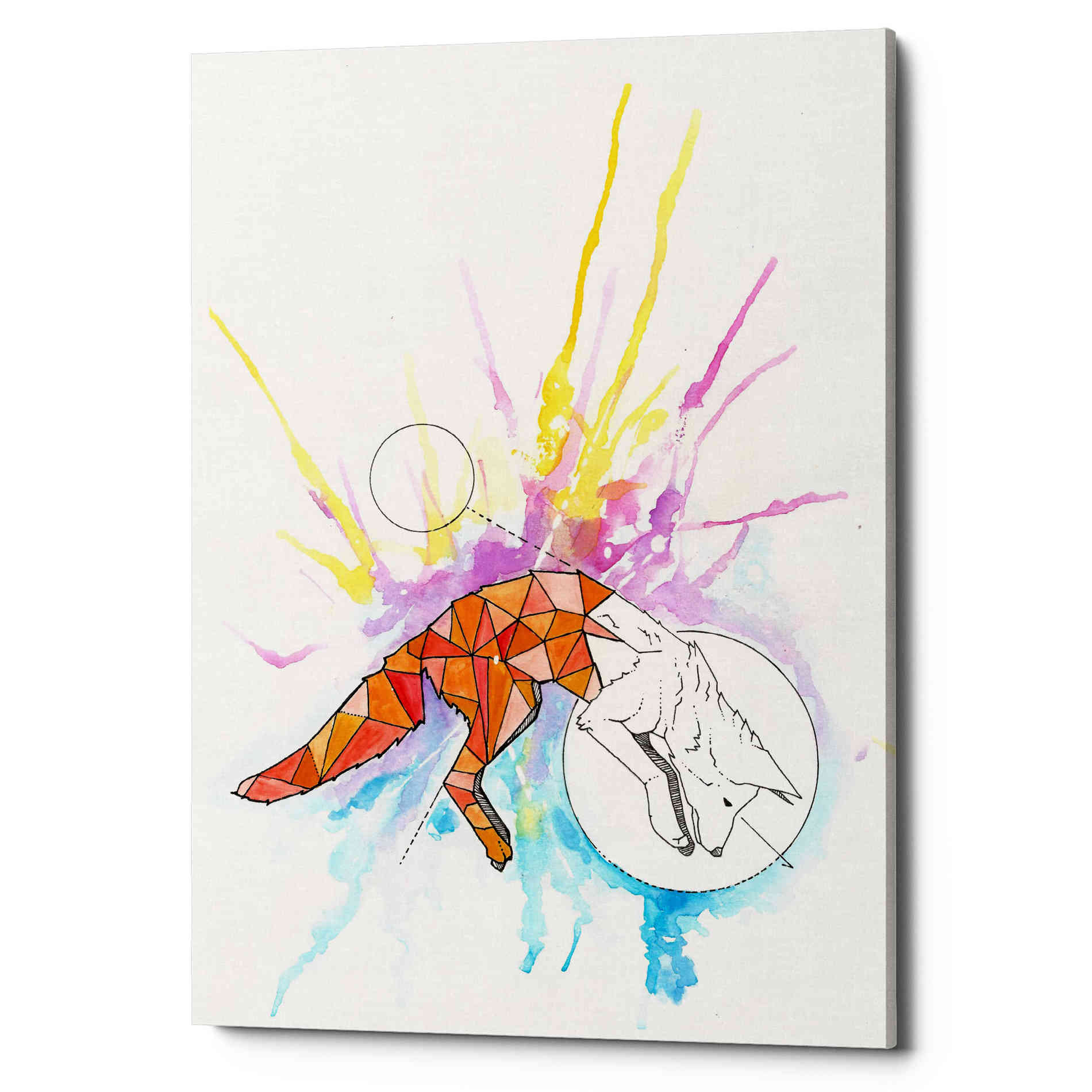 'Fox' by Craig Snodgrass, Canvas Wall Art