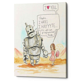 'I Hate' by Craig Snodgrass, Canvas Wall Art