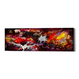 'Watercolor Nebula Burgundy' by Craig Snodgrass, Canvas Wall Art