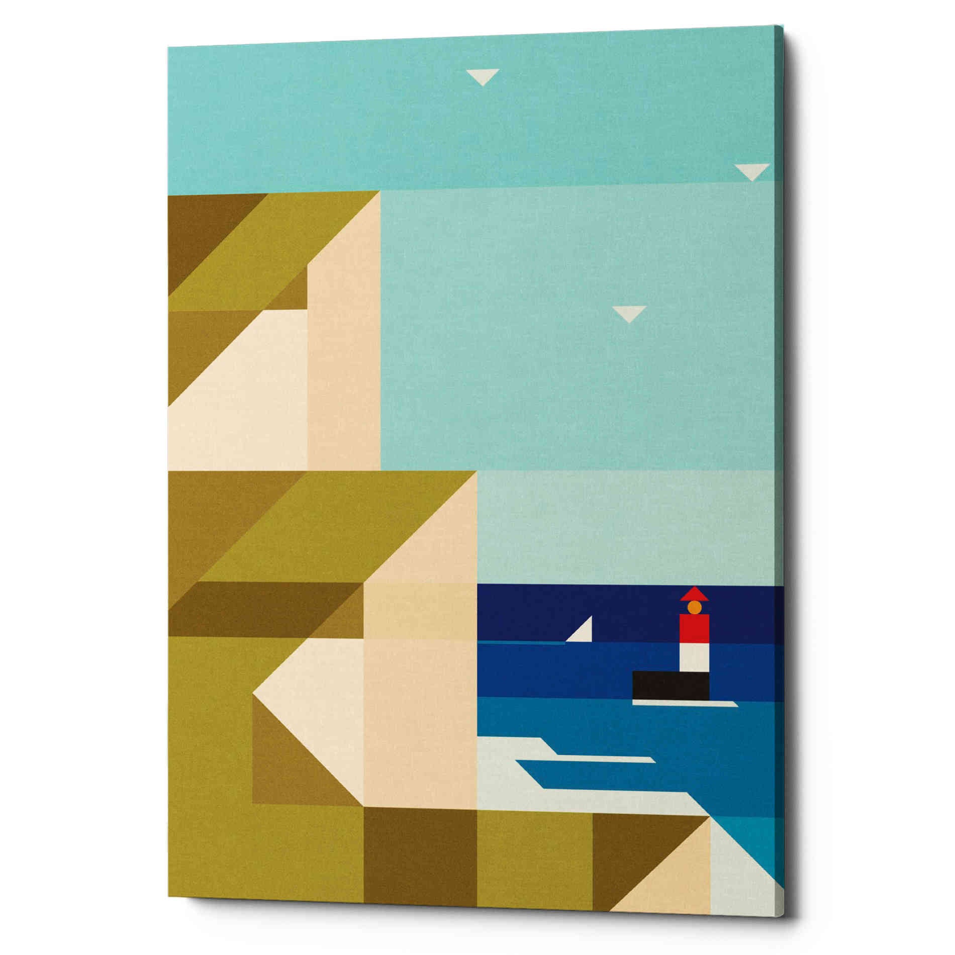 'Cliffs' by Antony Squizzato, Canvas Wall Art
