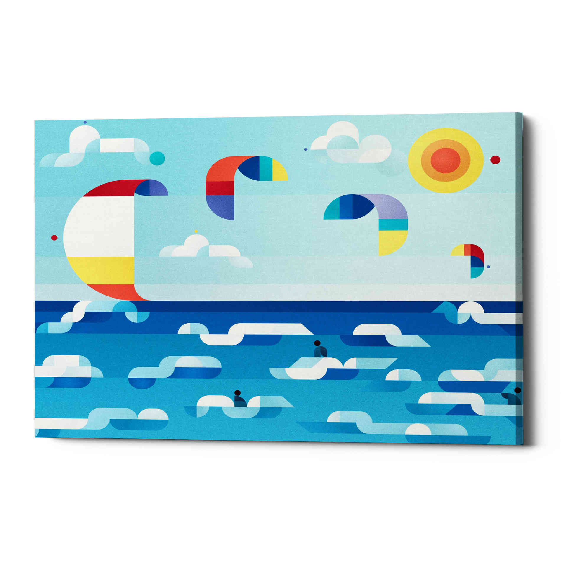 'Kites Dance' by Antony Squizzato, Canvas Wall Art