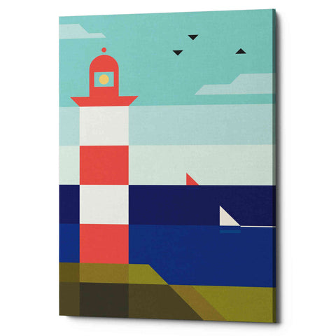 Image of 'Lighthouse' by Antony Squizzato, Canvas Wall Art