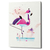 'Placido Flamingo' by Antony Squizzato, Canvas Wall Art