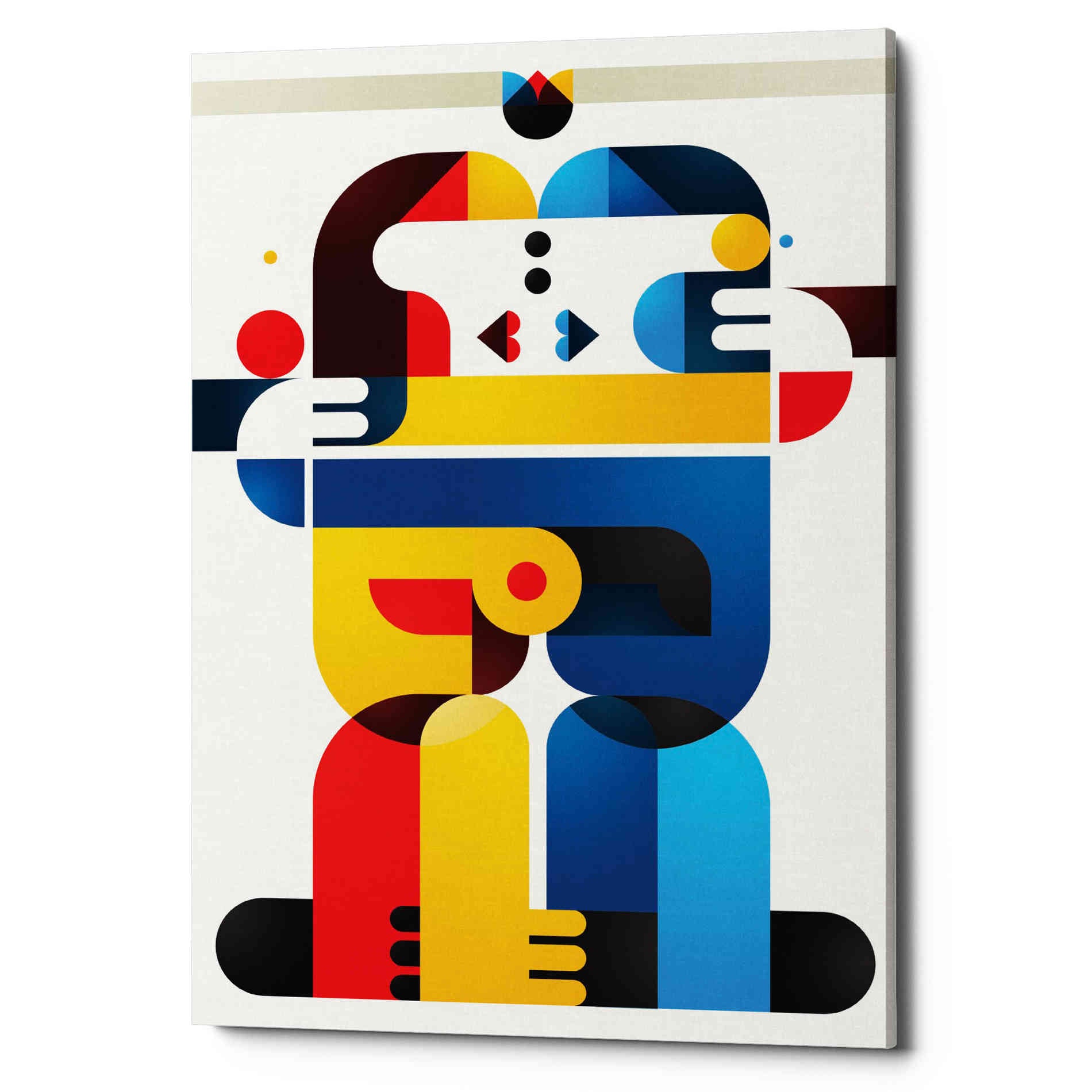 'The Kiss' by Antony Squizzato, Canvas Wall Art