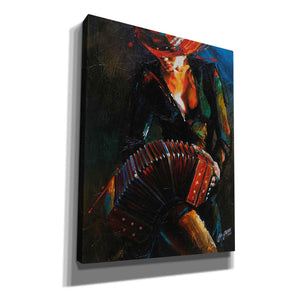 'Reina del Bandoneon' by Colin John Staples, Giclee Canvas Wall Art