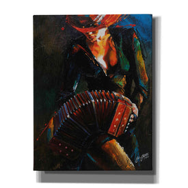 'Reina del Bandoneon' by Colin John Staples, Giclee Canvas Wall Art