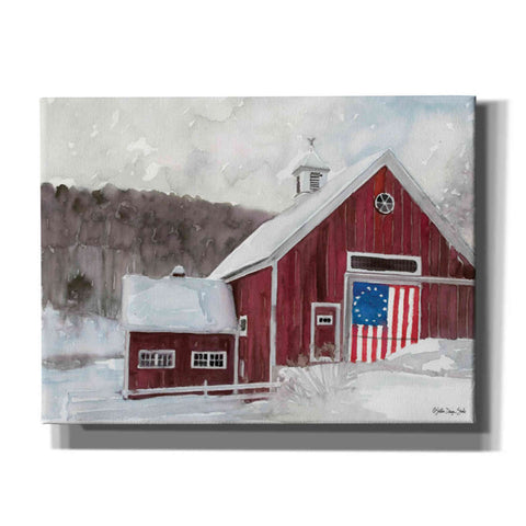 Image of 'American Barn' by Stellar Design Studio, Canvas Wall Art,Size B Landscape