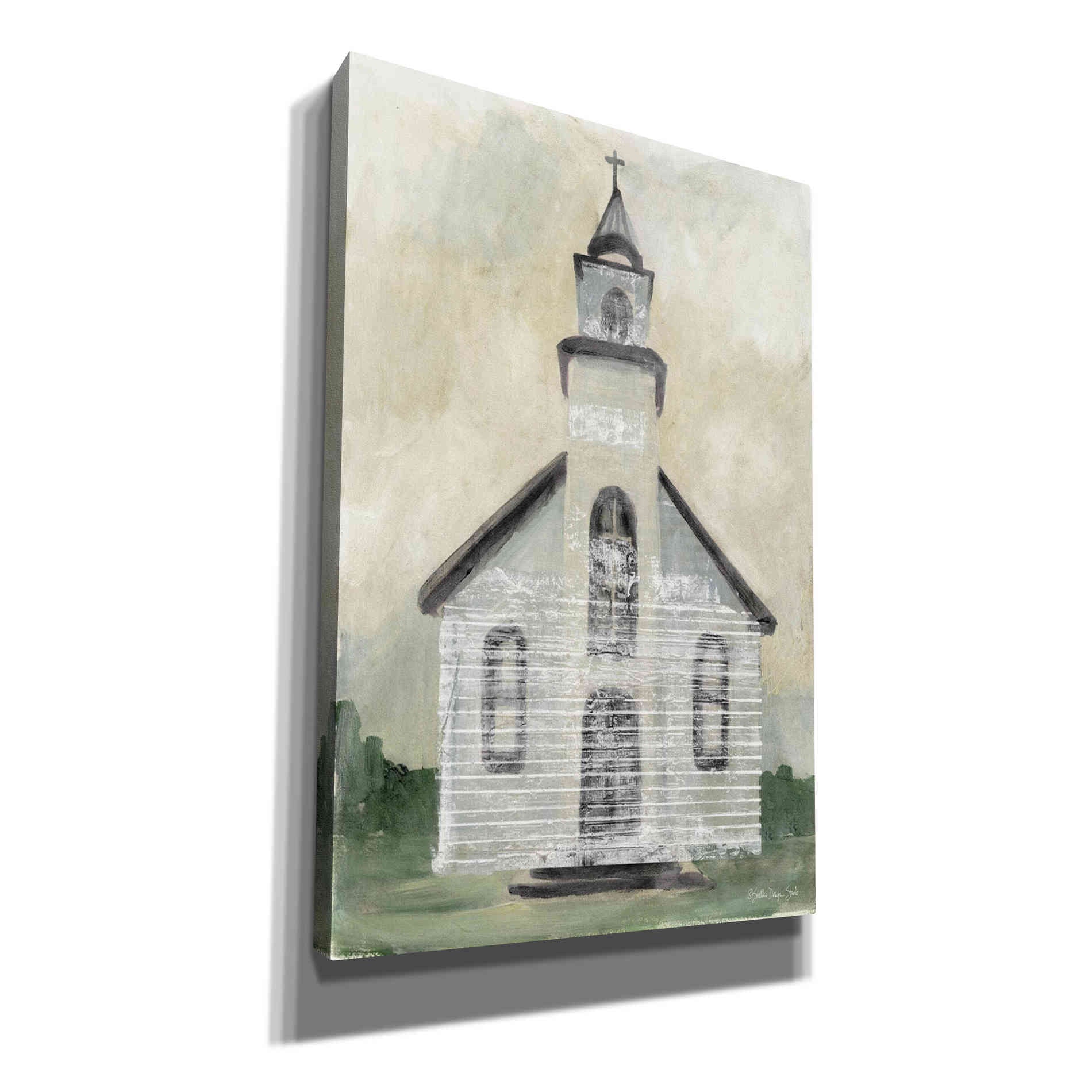 'Church 4' by Stellar Design Studio, Canvas Wall Art,Size A Portrait
