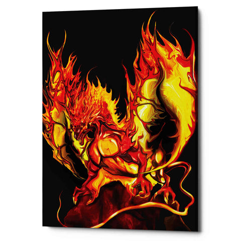 Image of 'Dragon Fire' by Michael StewArt, Canvas Wall Art