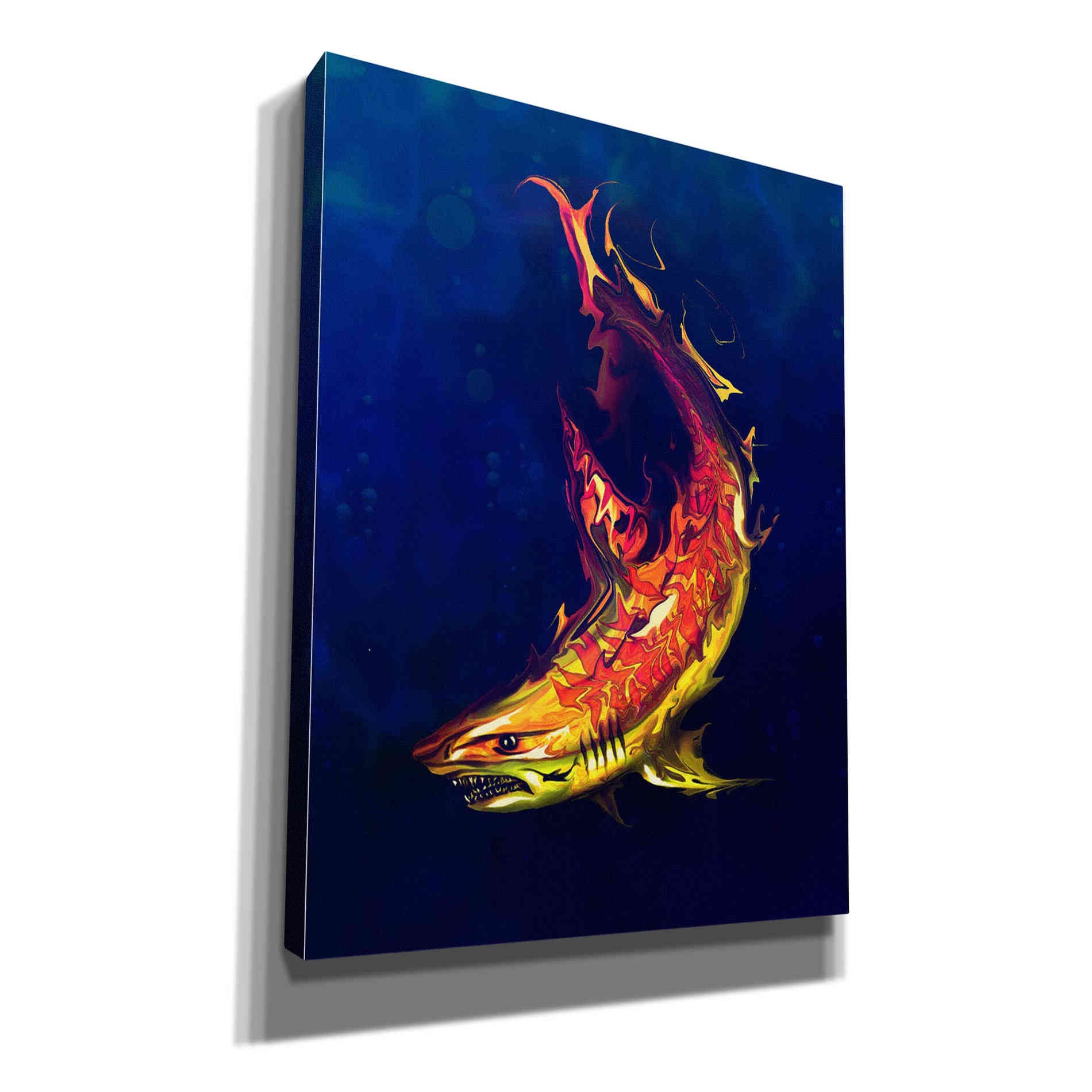 'Tiger Shark' by Michael StewArt, Giclee Canvas Wall Art