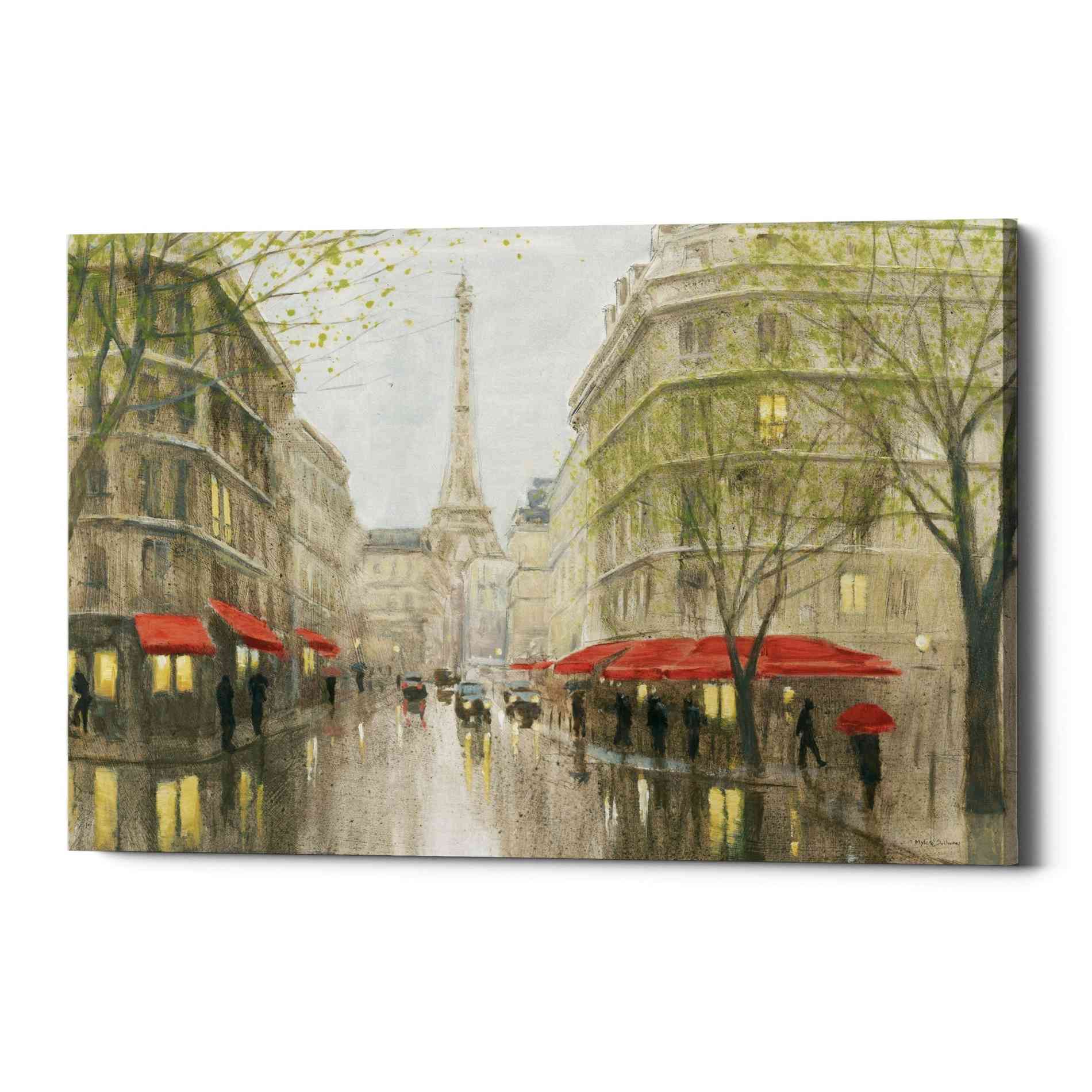 'Impression of Paris' by Myles Sullivan, Canvas Wall Art