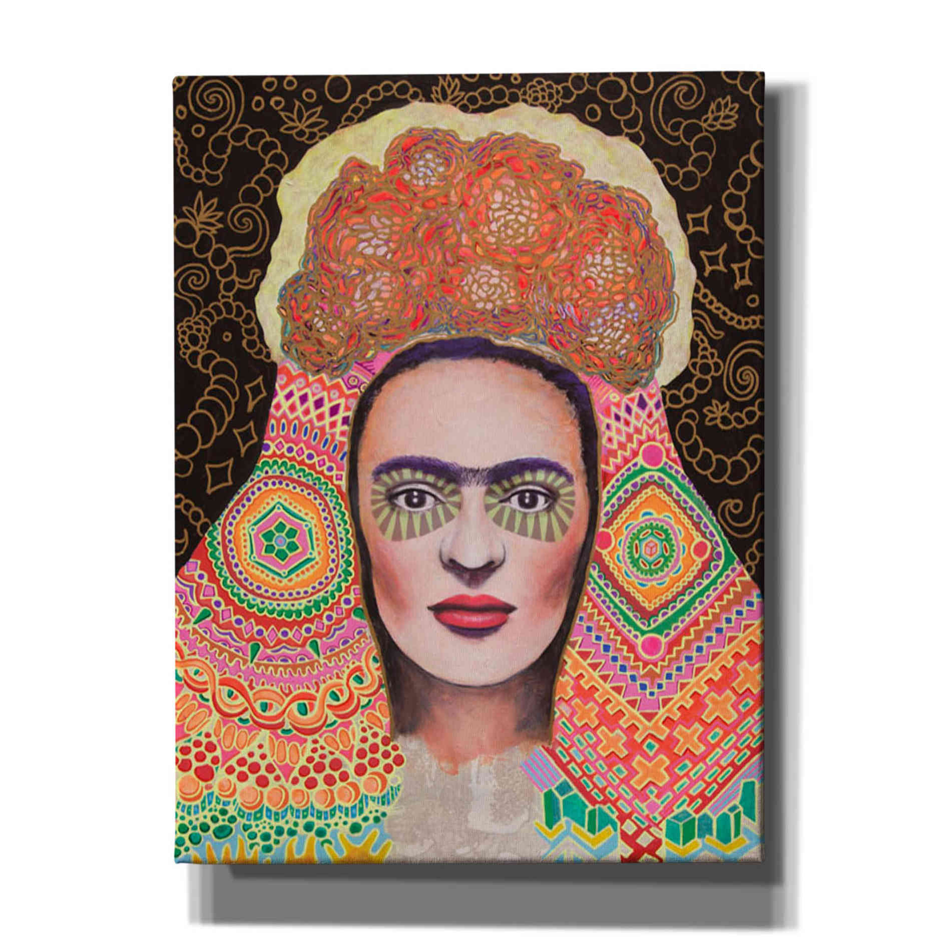 'Frida Santa Muerte' by Surma and Guillen, Canvas Wall Art,Size B Portrait