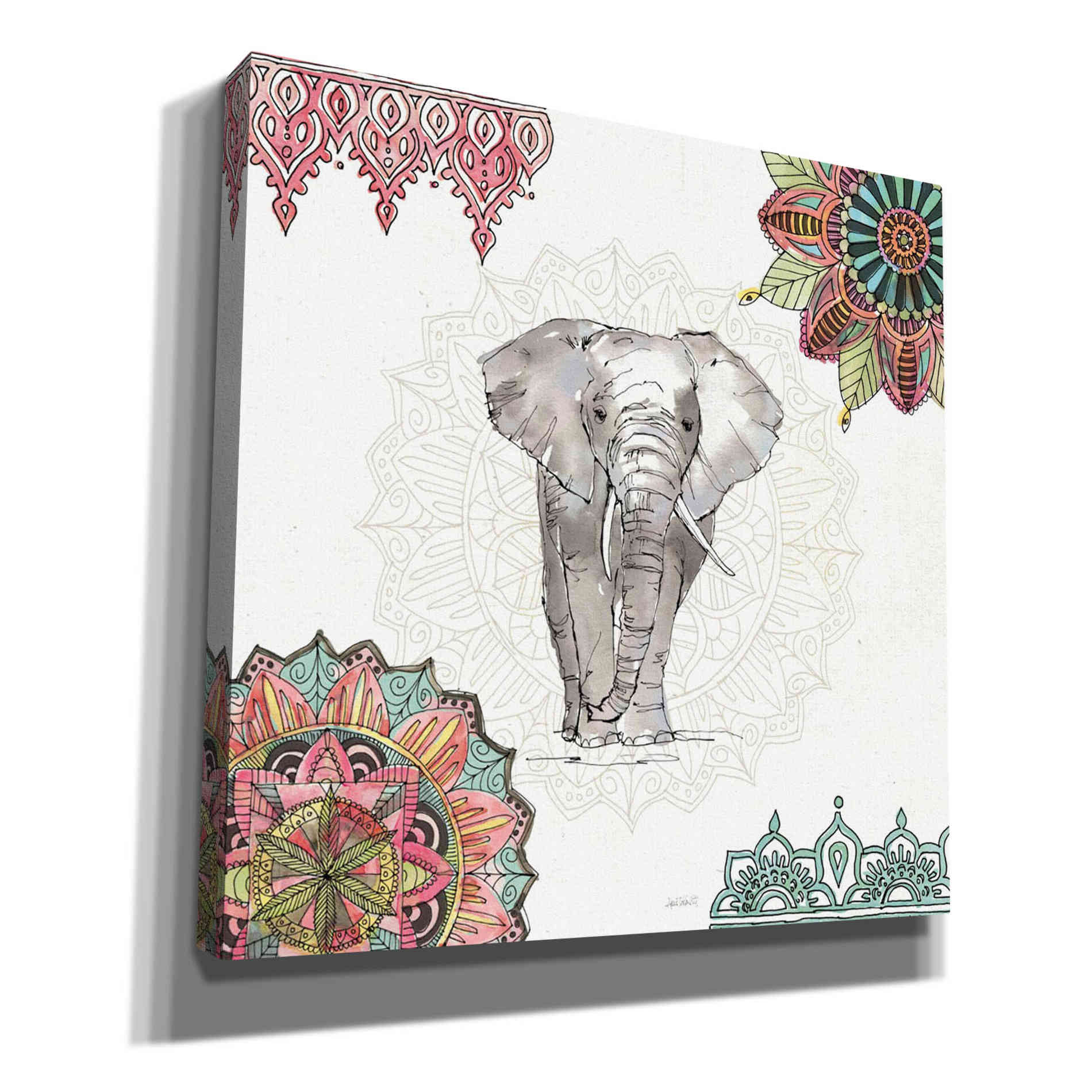 'Mandala Morning IV' by Anne Tavoletti, Canvas Wall Art