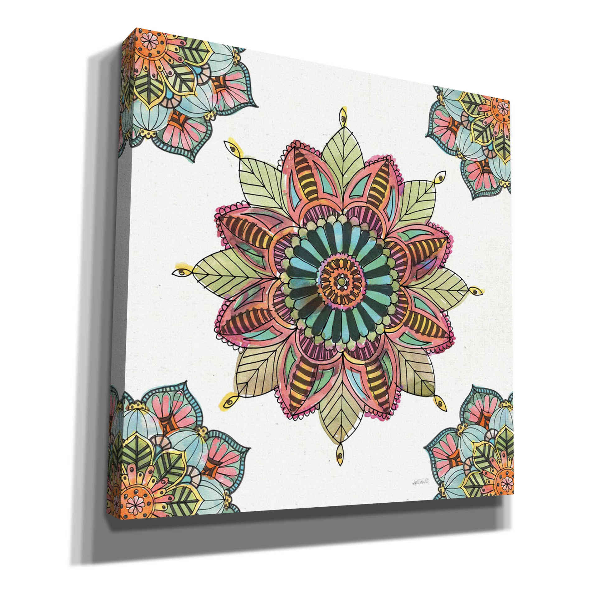 'Mandala Morning VI' by Anne Tavoletti, Canvas Wall Art