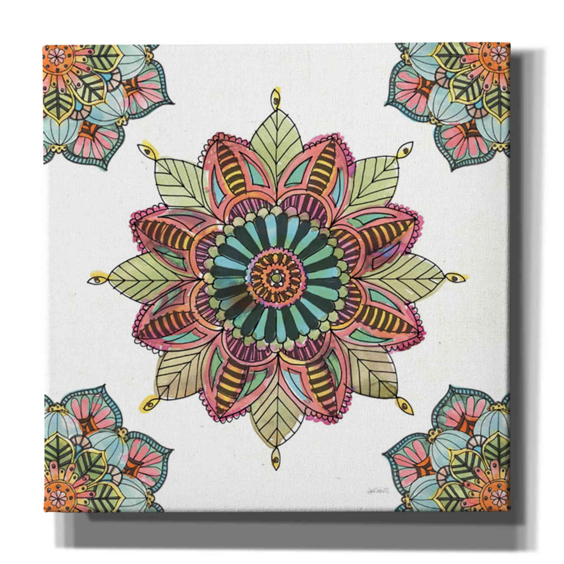 'Mandala Morning VI' by Anne Tavoletti, Canvas Wall Art