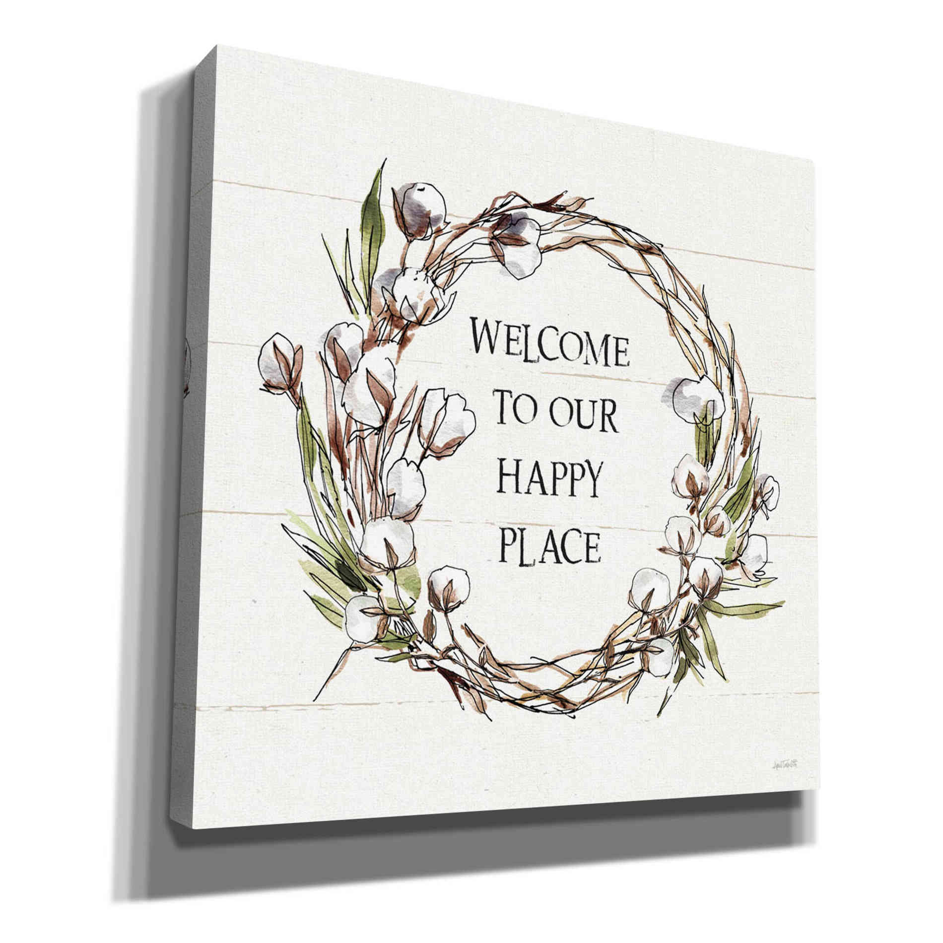 'Country Life VII Welcome' by Anne Tavoletti, Canvas Wall Art