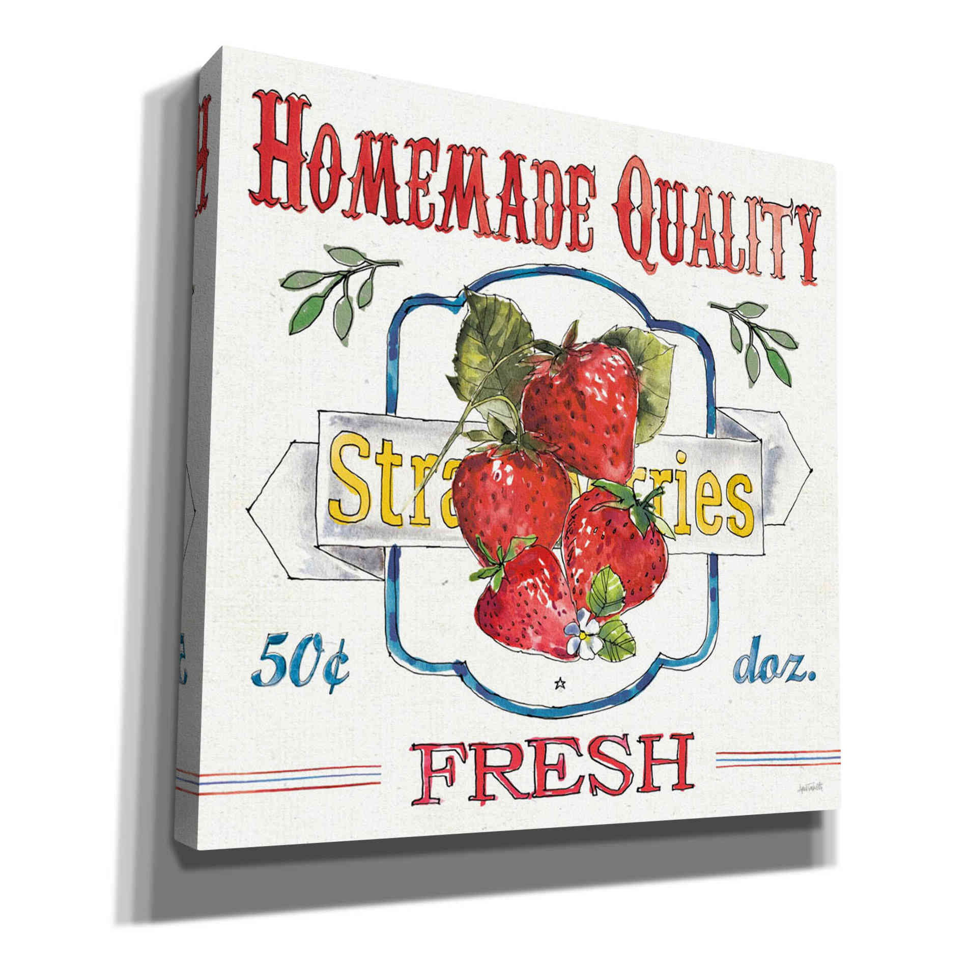 'Fruit Stand V' by Anne Tavoletti, Canvas Wall Art