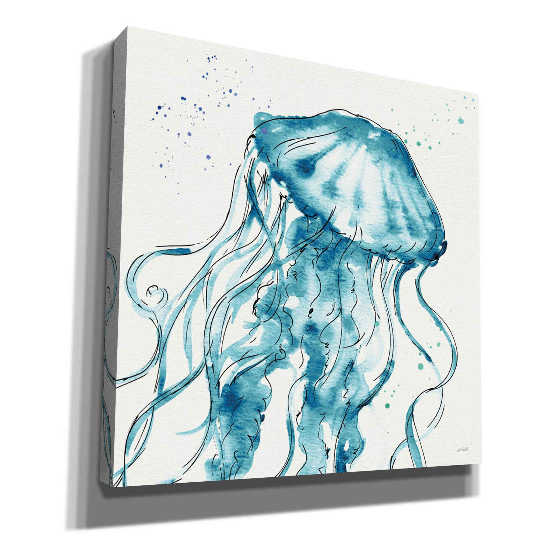 'Deep Sea X' by Anne Tavoletti, Canvas Wall Art