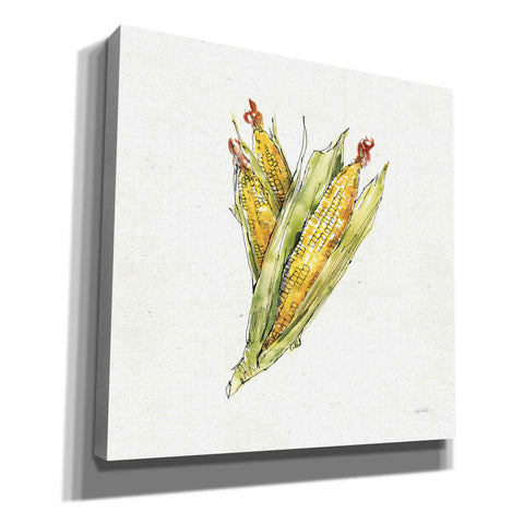 Image of 'Veggie Market III Corn' by Anne Tavoletti, Canvas Wall Art