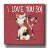 'Happy Cats I Love You So' by Anne Tavoletti, Canvas Wall Art