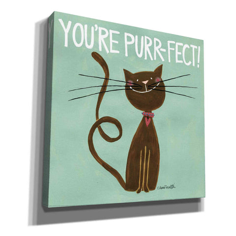 Image of 'Happy Cats Youre Purr-fect' by Anne Tavoletti, Canvas Wall Art