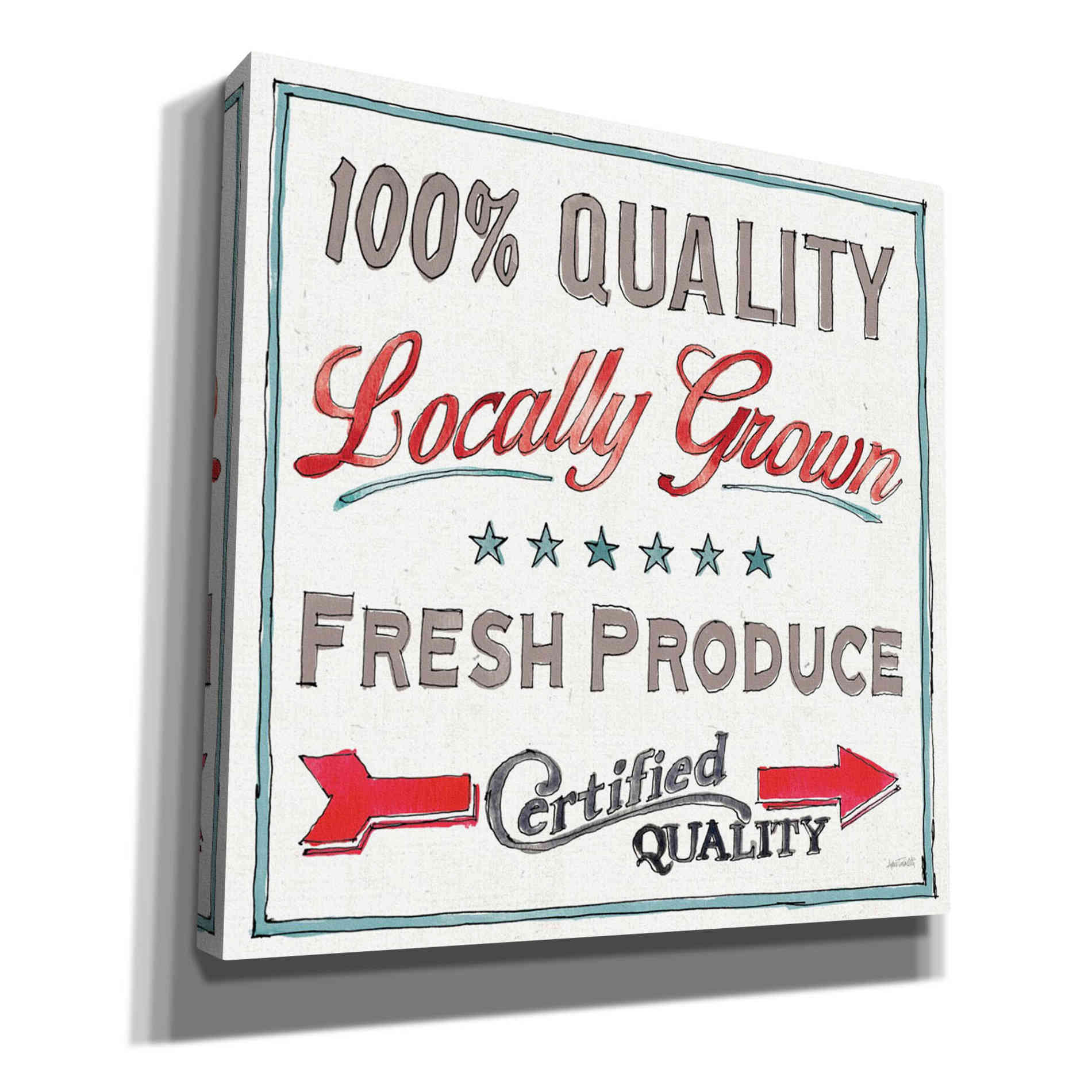 'Farm Signs VI' by Anne Tavoletti, Canvas Wall Art