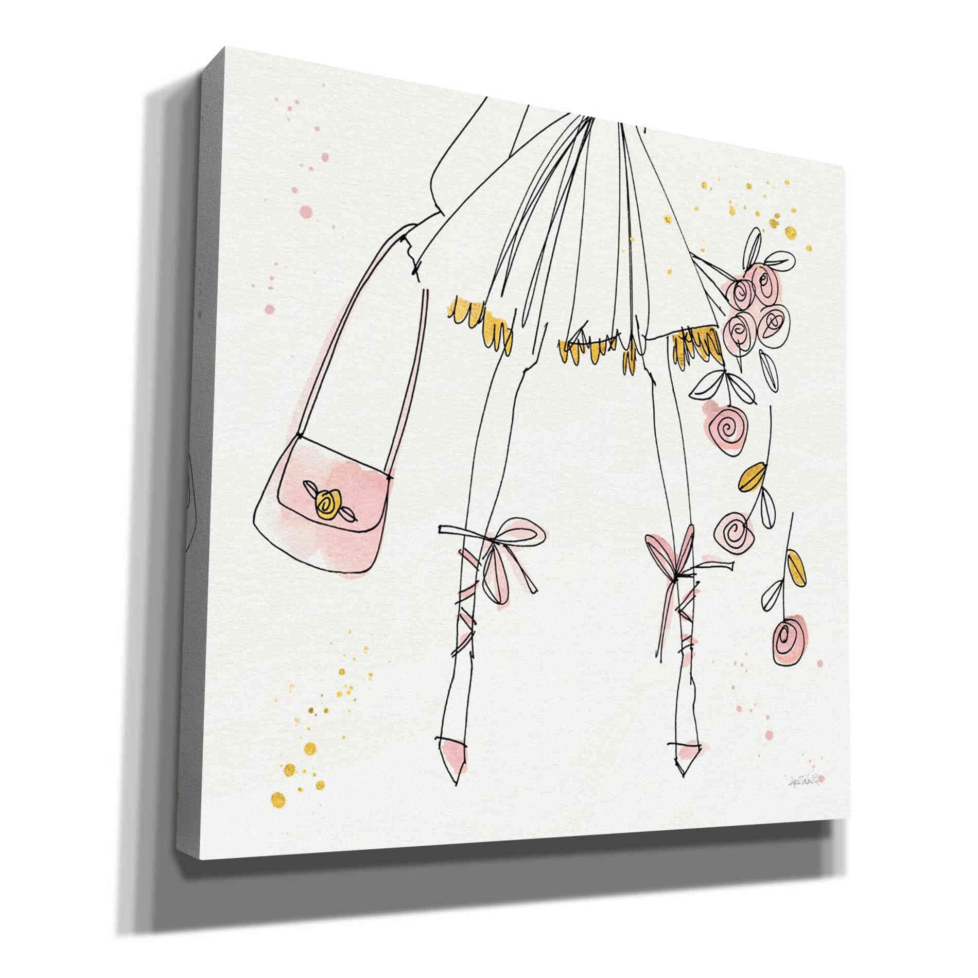 'Fashion Feet IV' by Anne Tavoletti, Canvas Wall Art