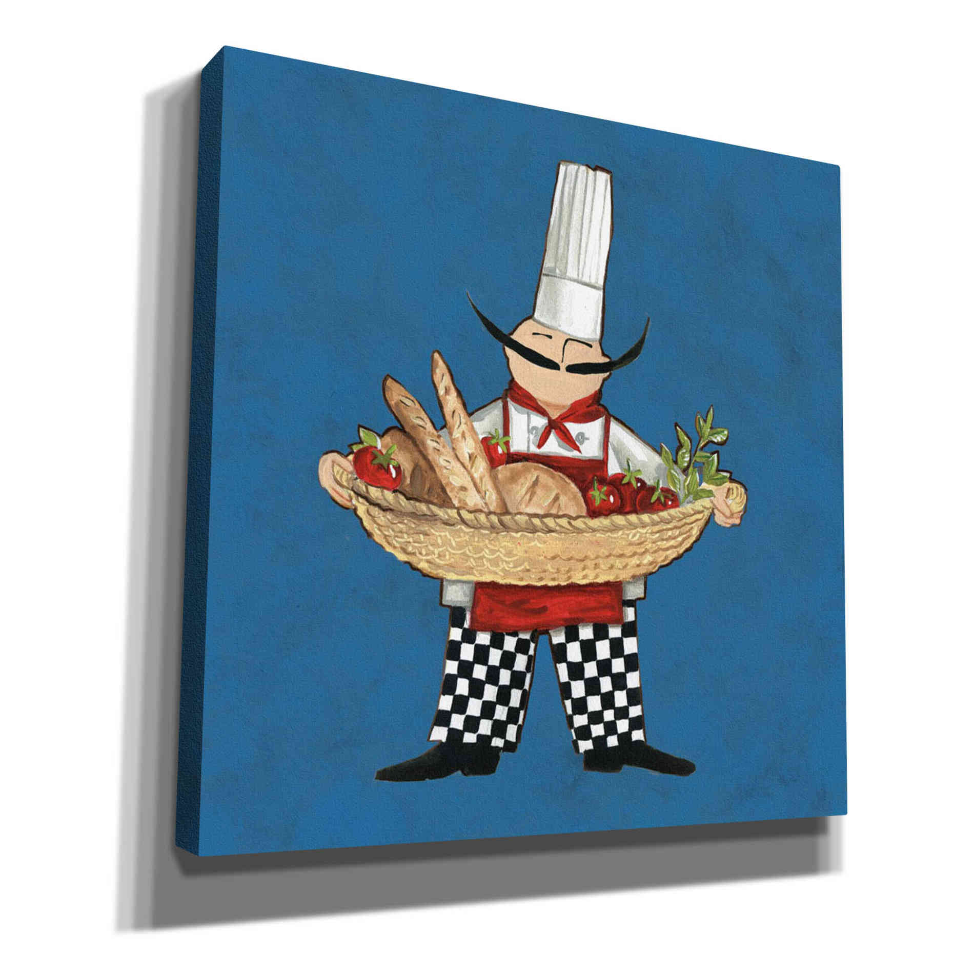 'Pane Chef in Color' by Anne Tavoletti, Canvas Wall Art