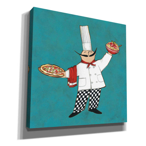 Image of 'Pasta Chef in Color' by Anne Tavoletti, Canvas Wall Art
