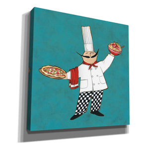'Pasta Chef in Color' by Anne Tavoletti, Canvas Wall Art